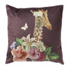 Sierkussen wonderlijke giraffe - paars - 45x45 cm