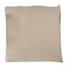 Linnen sierkussen - taupe - 43x43 cm