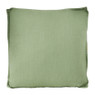 Linnen sierkussen - groen - 43x43 cm