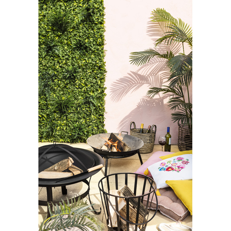 Linnen sierkussen - okergeel - 60x60 cm