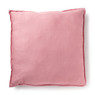 Linnen sierkussen - roze - 60x60 cm