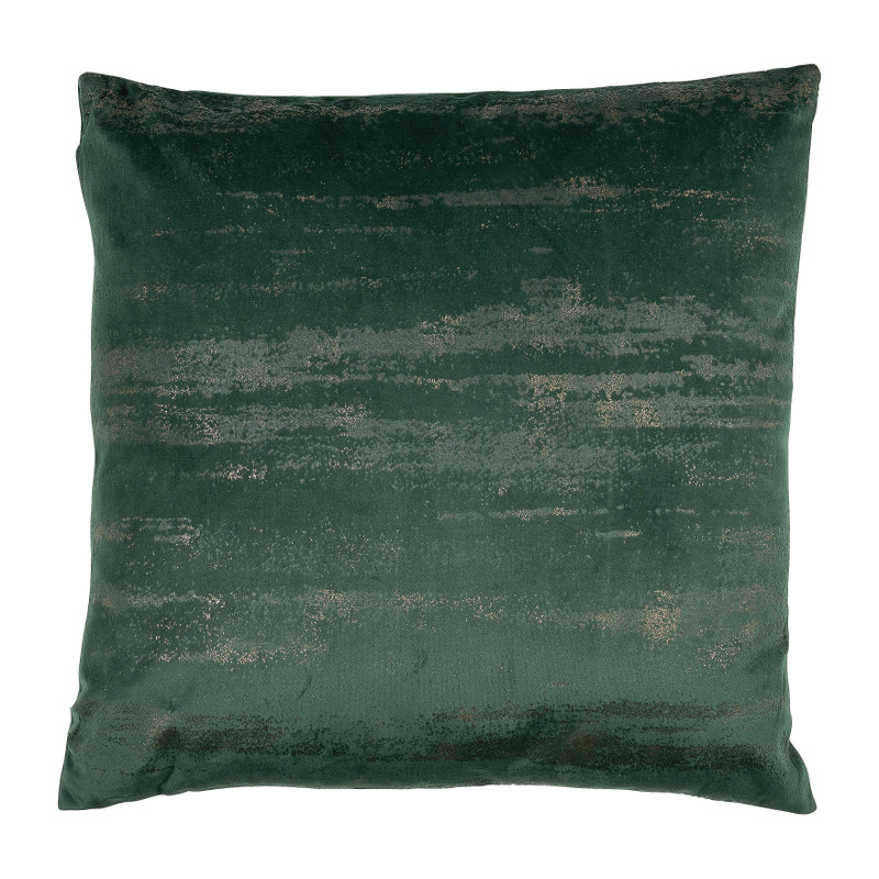 Sierkussen vintage - donkergroen - 45x45 cm