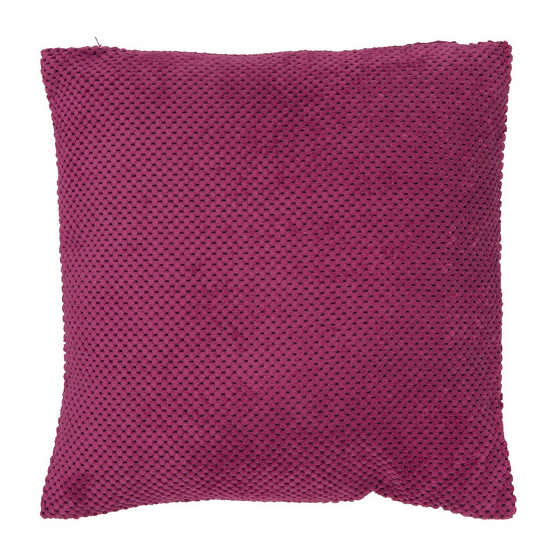 Sierkussen blokje - roze - 45x45 cm