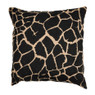Sierkussen jute - giraf dessin - 45x45 cm 