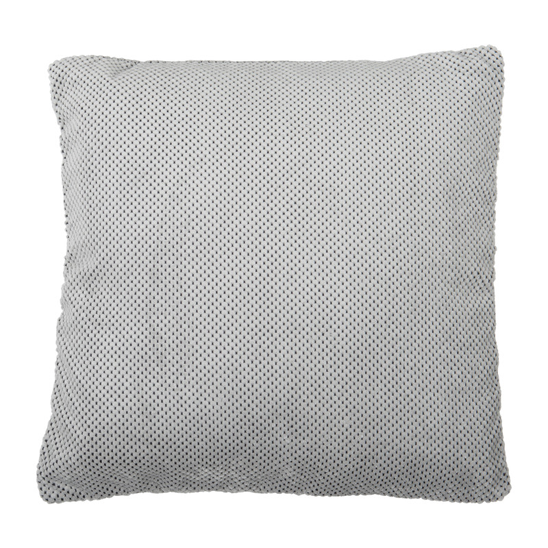 Sierkussen blokje - lichtgrijs - 45x45 cm