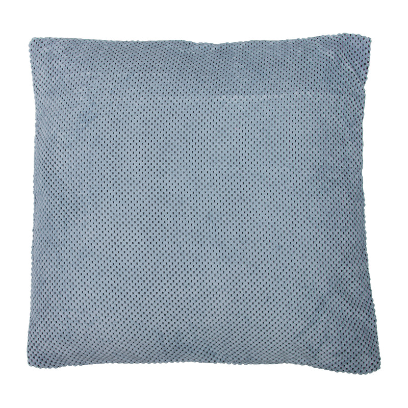 Sierkussen blokje - lichtblauw - 45x45 cm