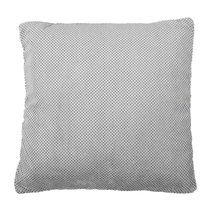 Sierkussen blokje - lichtgrijs - 60x60 cm