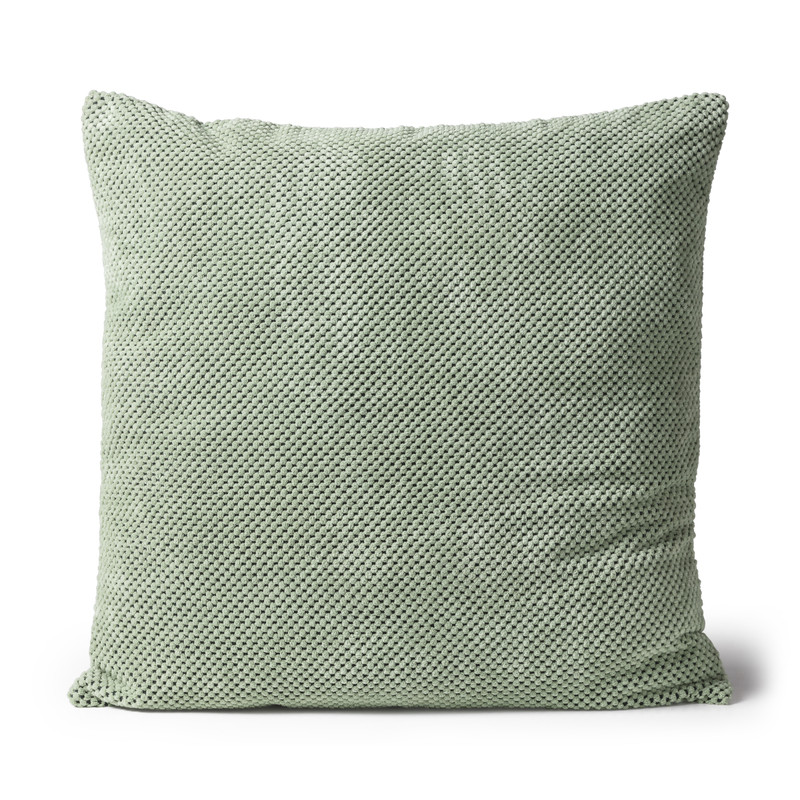 Sierkussen blokje - lichtgroen - 60x60 cm