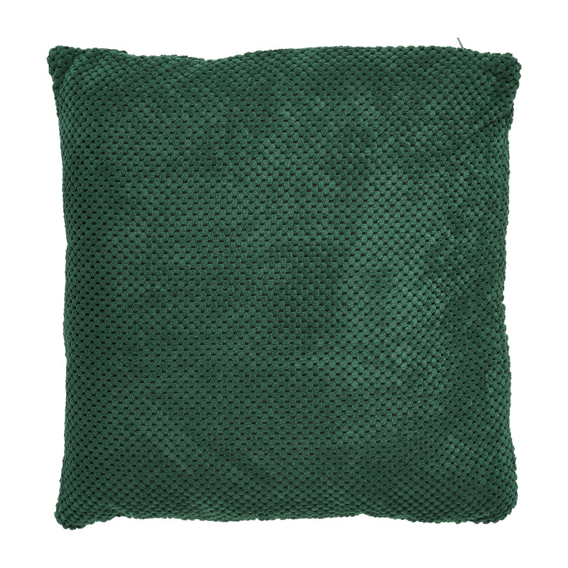 Sierkussen blokje - donkergroen - 45x45 cm 