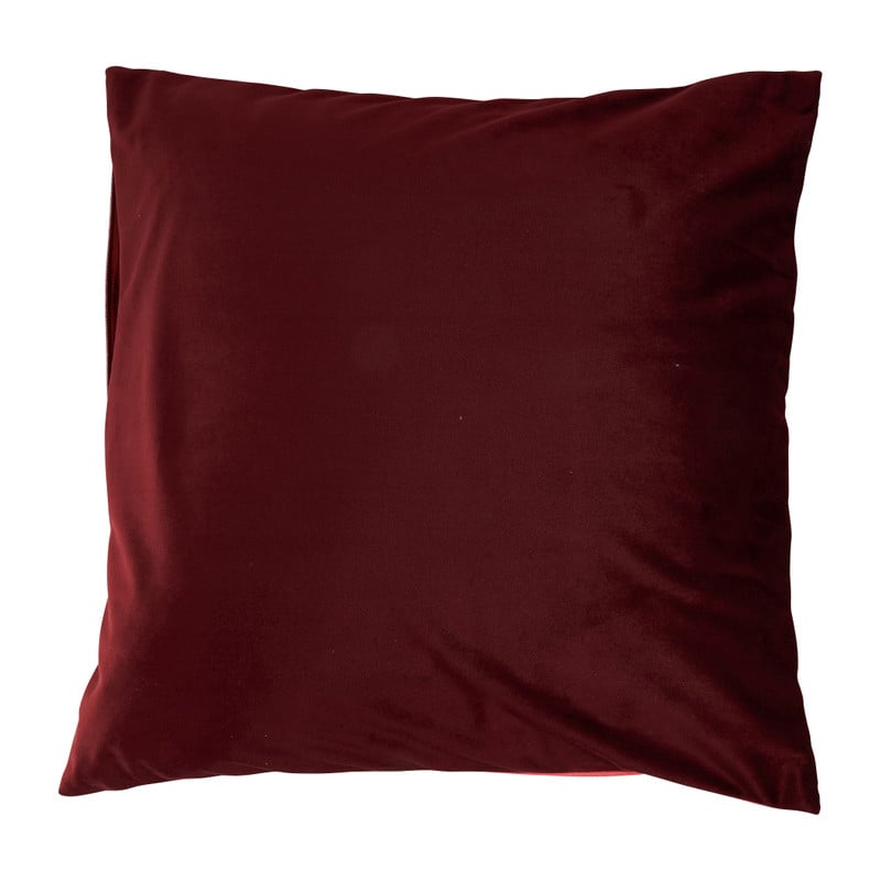 Sierkussen vakken - roze - 45x45 cm