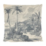 Sierkussen gravure huis - 45x45 cm