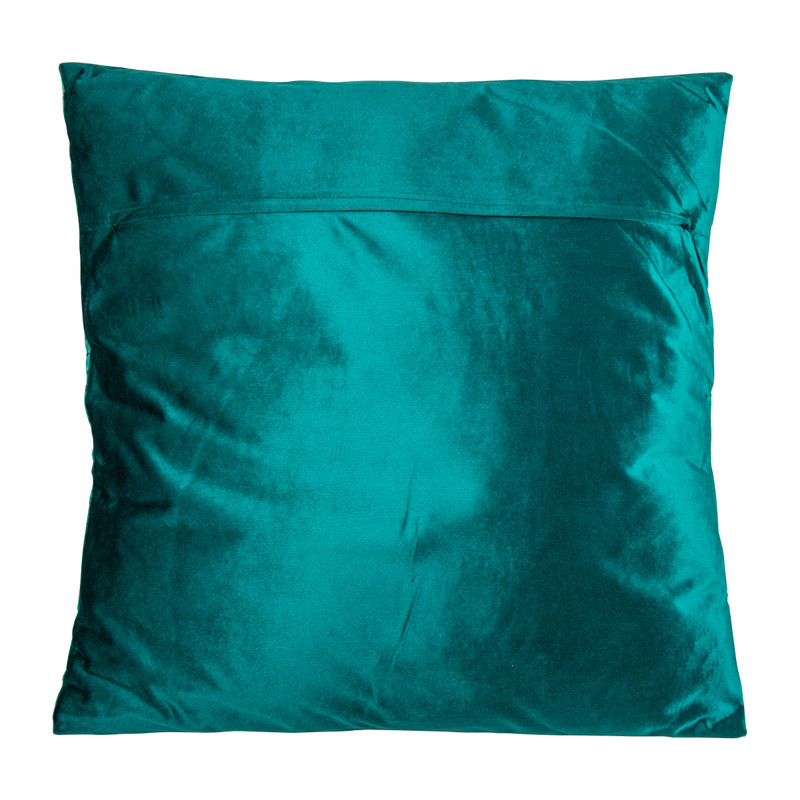 Sierkussen plamblad velvet - 60x60 cm