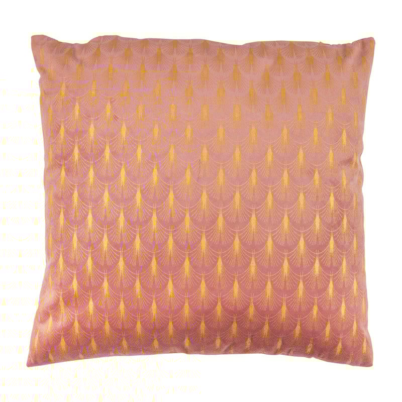 Kussen goud/roze - 45x45 cm