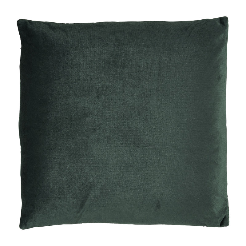 Sierkussen gestanst - donkergroen - 45x45 cm