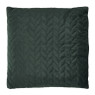Sierkussen gestanst - donkergroen - 45x45 cm