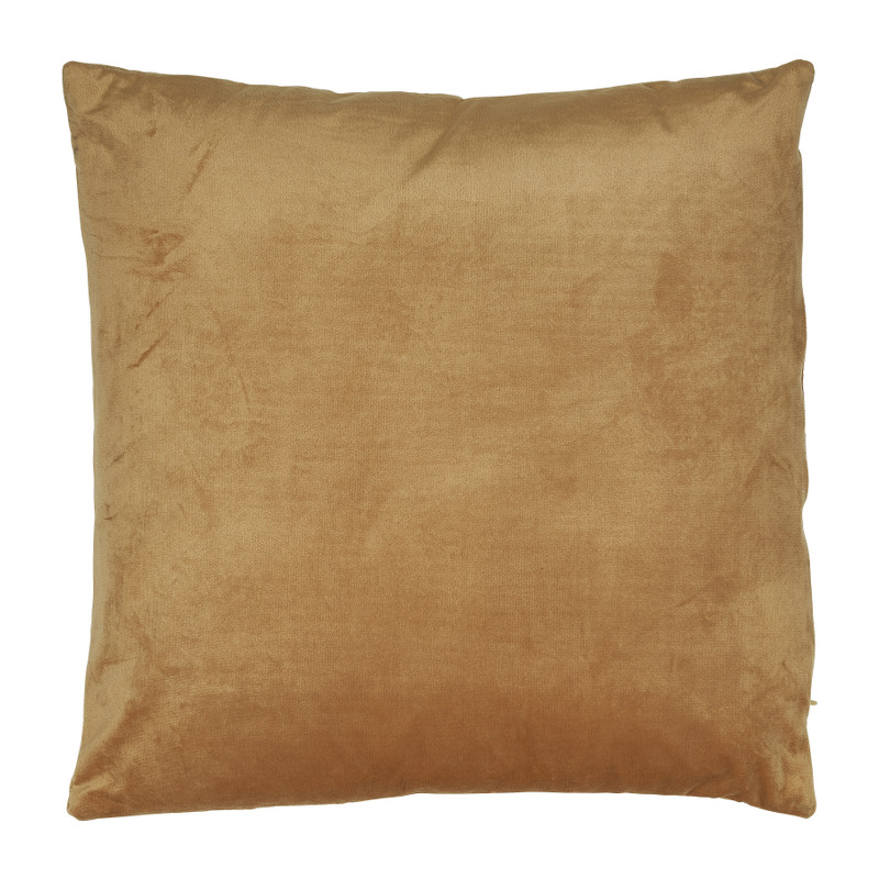 Sierkussen gestanst - okergeel - 45x45 cm