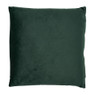 Sierkussen fluweel bloemen - donkergroen - 45x45 cm