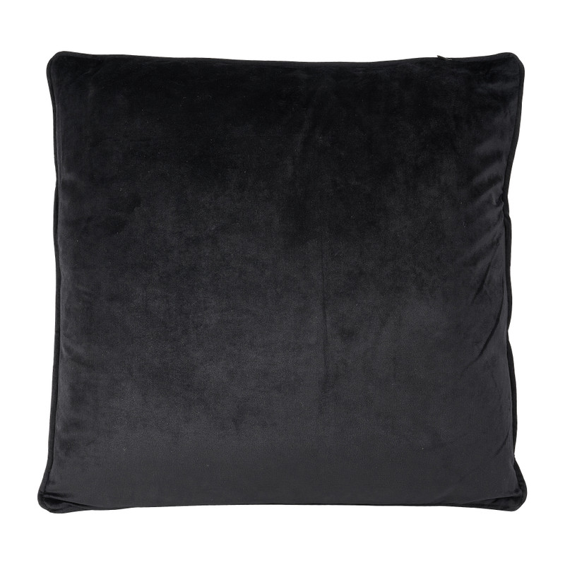 Sierkussen marmer - zwart - 45x45 cm