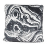 Sierkussen marmer - zwart - 45x45 cm