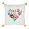 Sierkussen bloemen  hartje - 45x45 cm