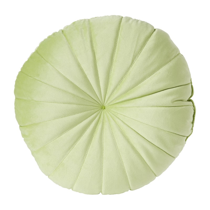 Sierkussen rond - groen - 40 cm