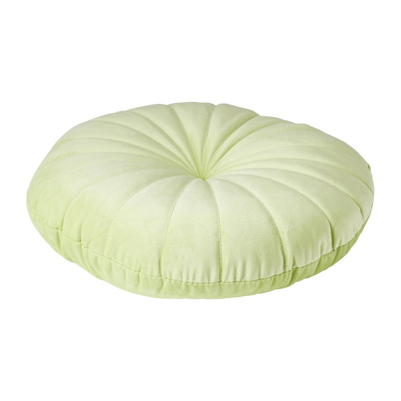 Sierkussen rond - groen - 40 cm