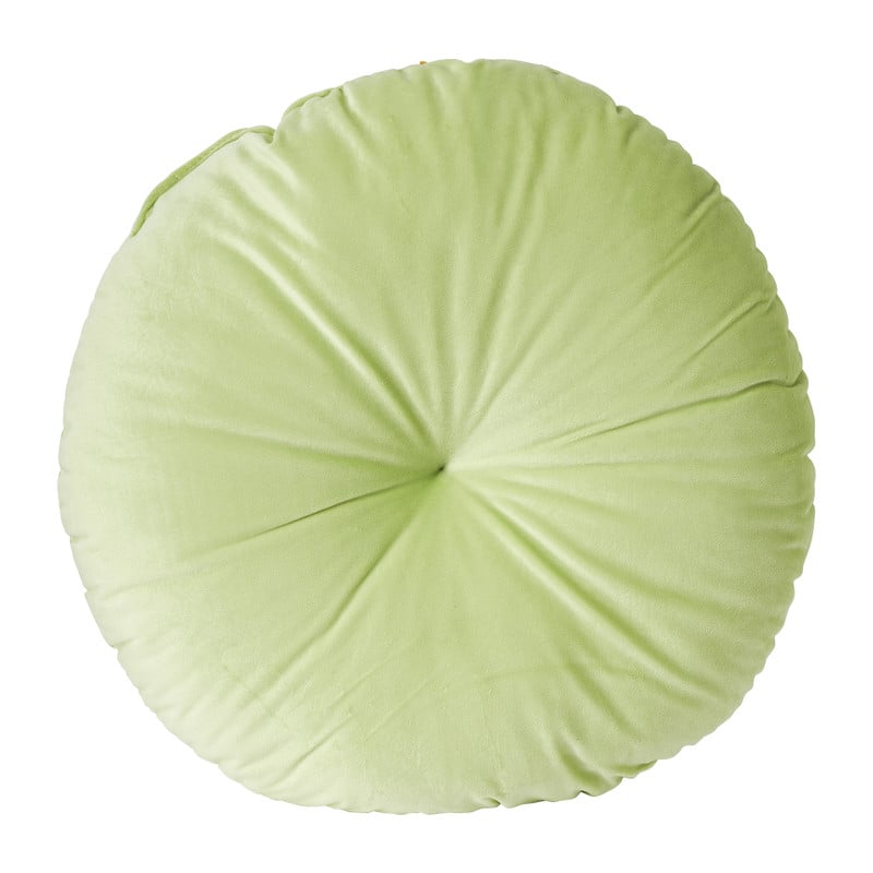Sierkussen rond - groen - 40 cm