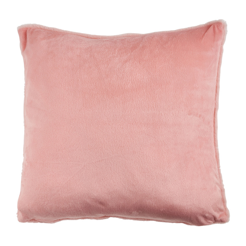 Sierkussen colibri - roze - 45x45 cm 