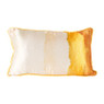 Sierkussen satijn gradient - geel - 30x50 cm 