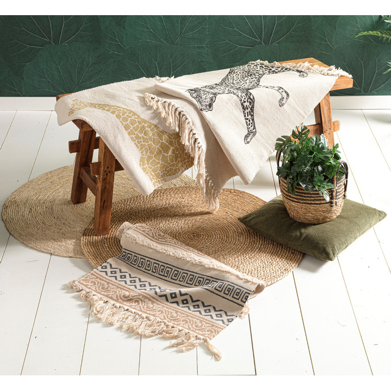 Sierkussen rib - groen - 45x45 cm 