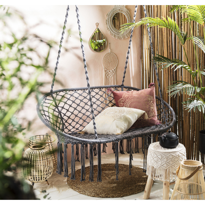 Sierkussen mandala - naturel - 45x45 cm 