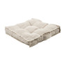 Zitkussen washed - beige - 44x44 cm