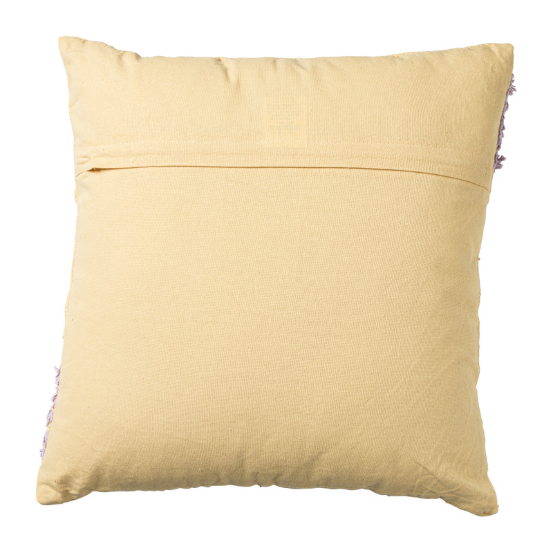 Kussen lijnen - geel - 45x45 cm