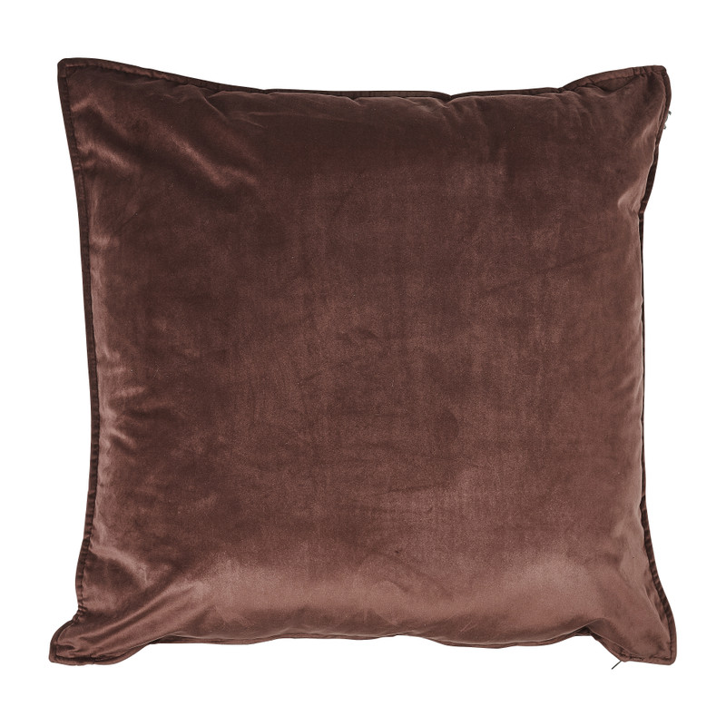 Sierkussen velours - bordeauxrood - 70x70 cm