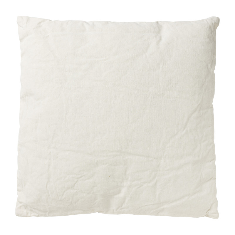 Sierkussen retro boog - bruin/naturel -  45x45 cm