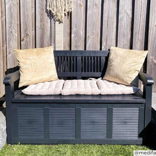 Zitkussen - taupe - 40x40 cm