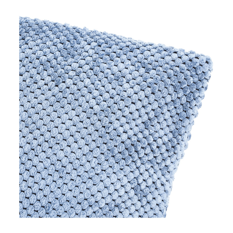 Sierkussen blokje - steenblauw - 60x60 cm