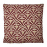 Sierkussen art deco - rood - 45x45 cm