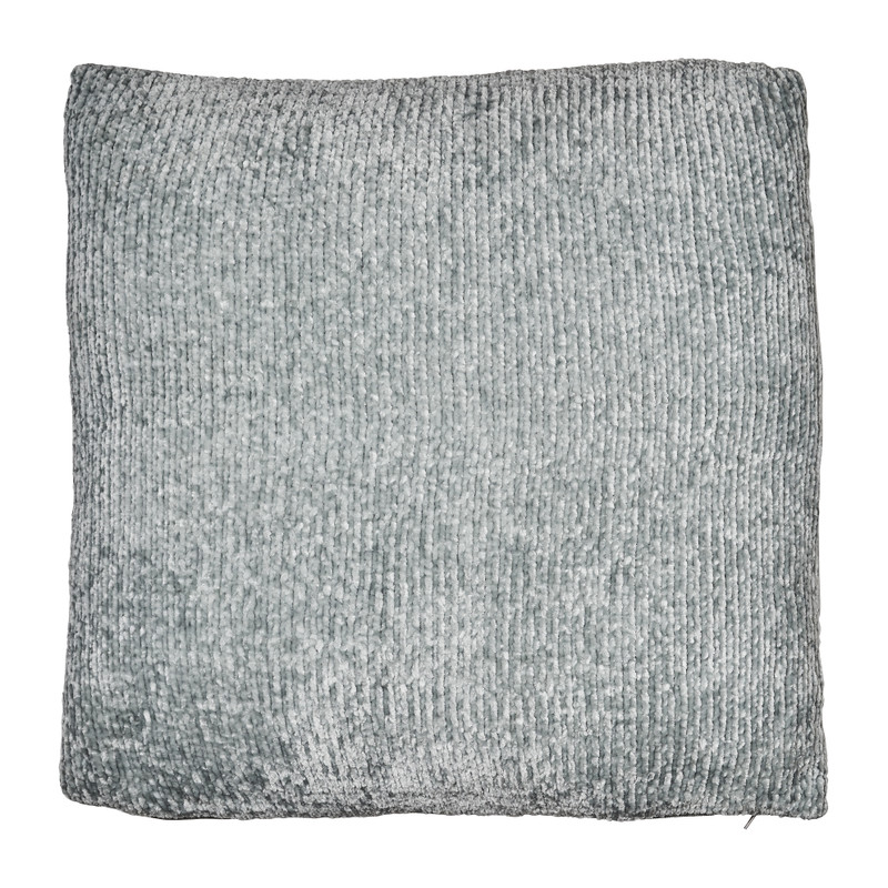 Sierkussen chenille - mint - 45x45 cm