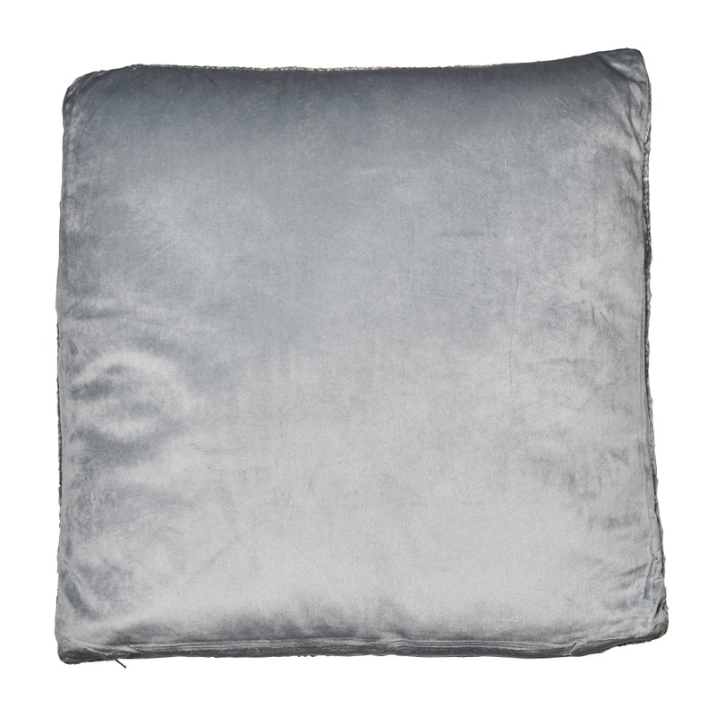 Sierkussen chenille - okergeel - 45x45 cm