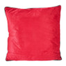 Sierkussen kraanvogel - velvet rood - 45x45 cm