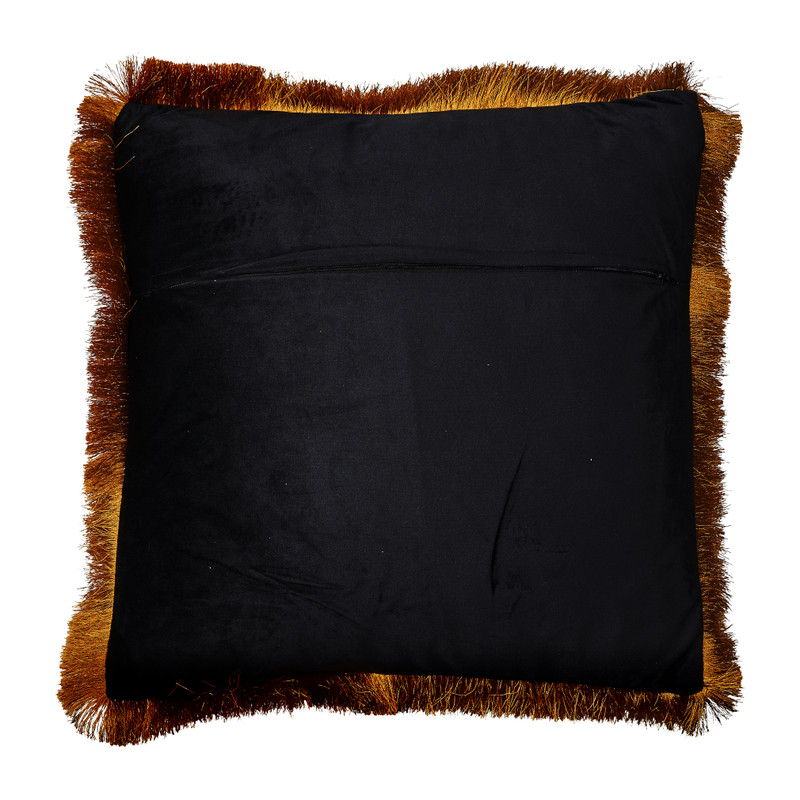 Sierkussen velvet tijger - groen - 45x45 cm