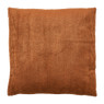 Sierkussen rib - bruin - 45x45 cm