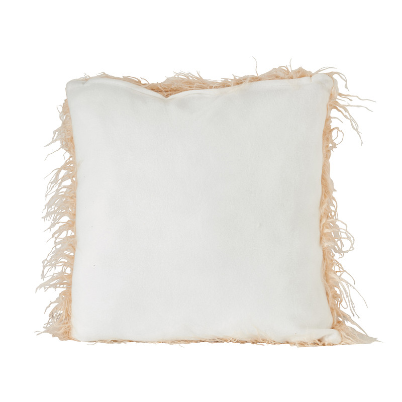Sierkussen vacht - naturel - 45x45 cm