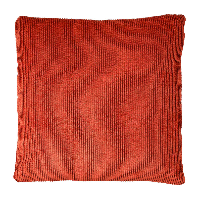 Sierkussen rib - terra - 40x40 cm