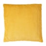 Sierkussen rib - geel - 40x40 cm