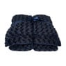 Sierkussen en plaid set - blauw