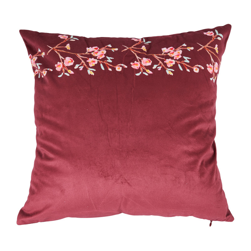 Sierkussen Catchii x Xenos - rood - 45x45 cm