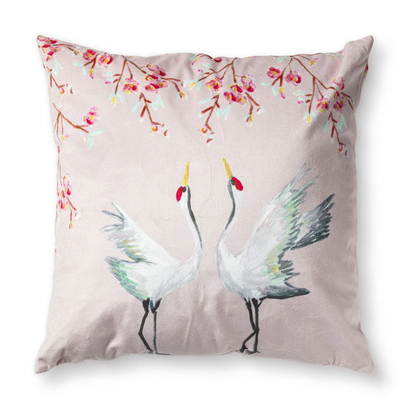 Sierkussen Catchii x Xenos - roze - 45x45 cm