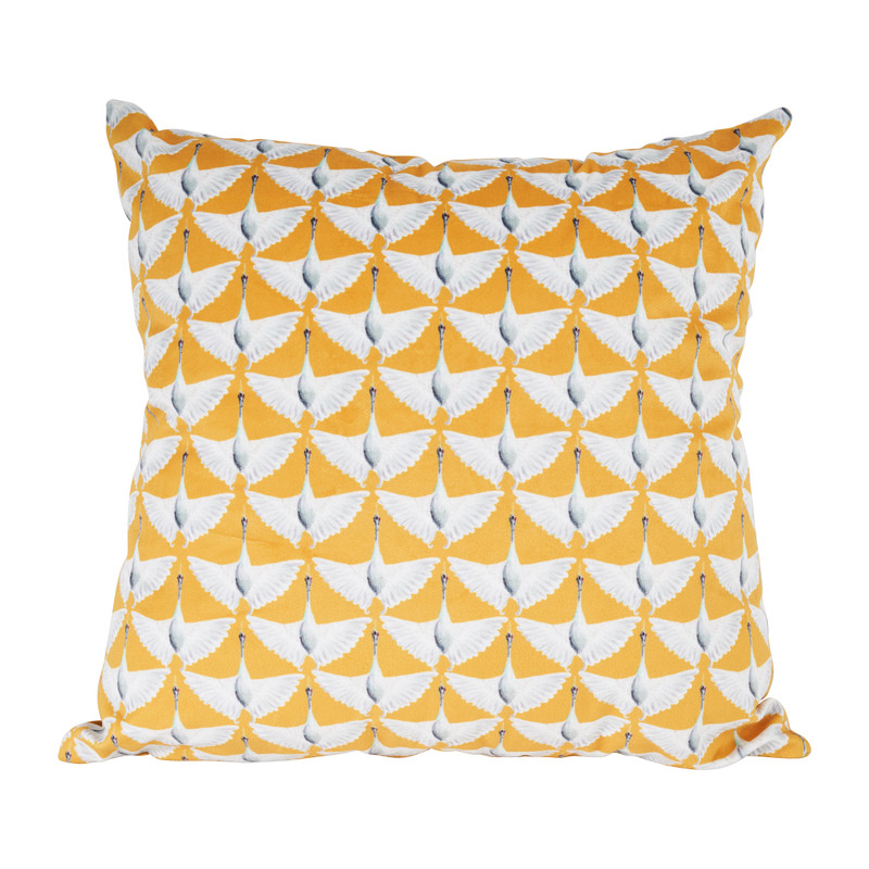 Sierkussen Catchii x Xenos - oker - 45x45 cm